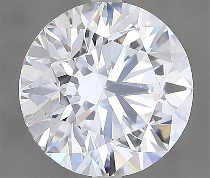 2.01ct D SI1 Rare Carat Ideal Cut Round Diamond