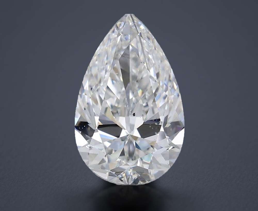 2.51 Carat Pear Natural Diamond