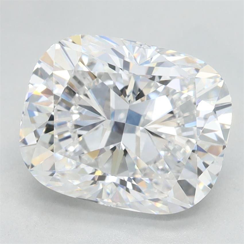 2.64ct D VVS2 Very Good Cut Cushion Lab Grown Diamond