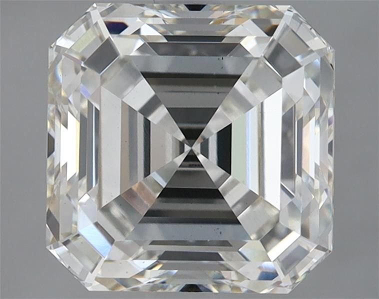 3.76ct H VS1 Rare Carat Ideal Cut Asscher Lab Grown Diamond