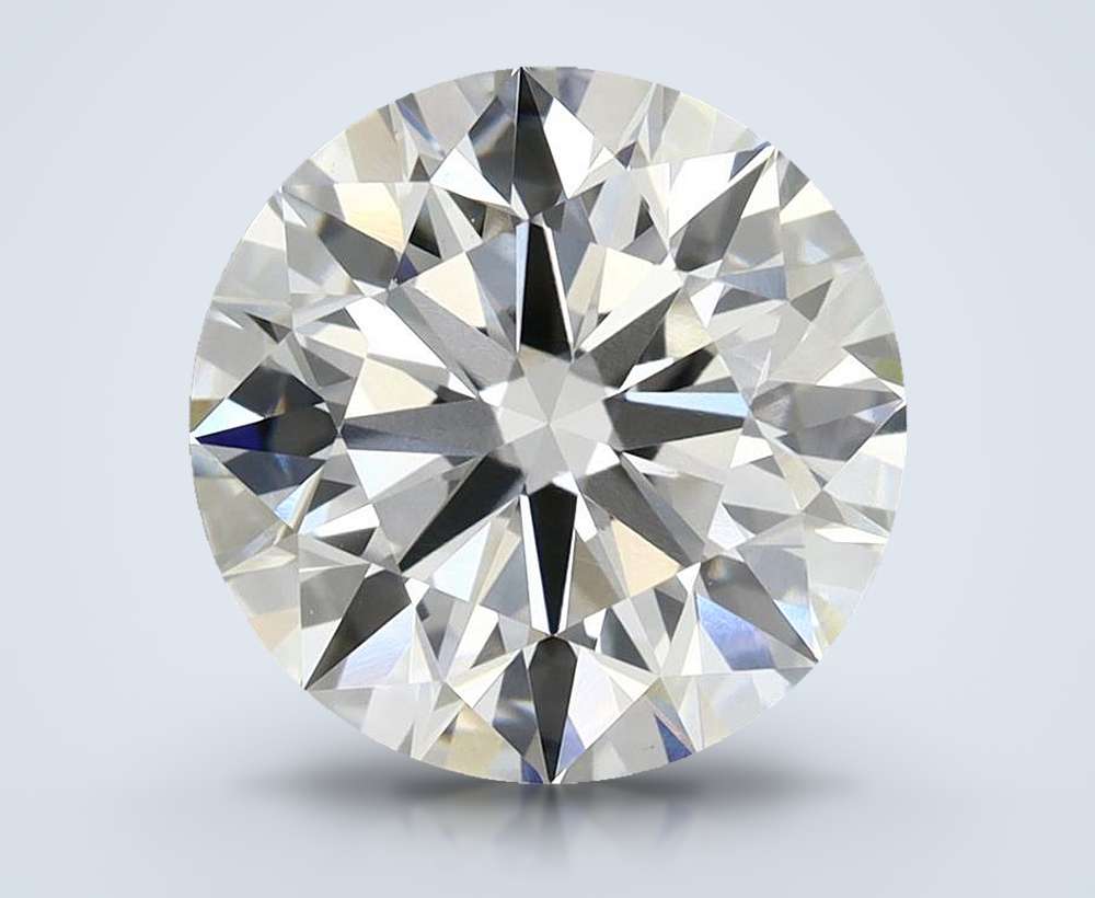 3.88 Carat Round Lab Diamond