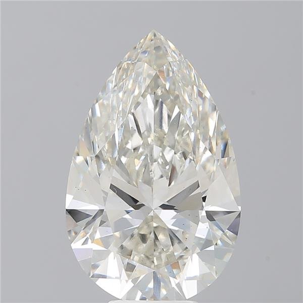 7.72ct H VS1 Rare Carat Ideal Cut Pear Lab Grown Diamond