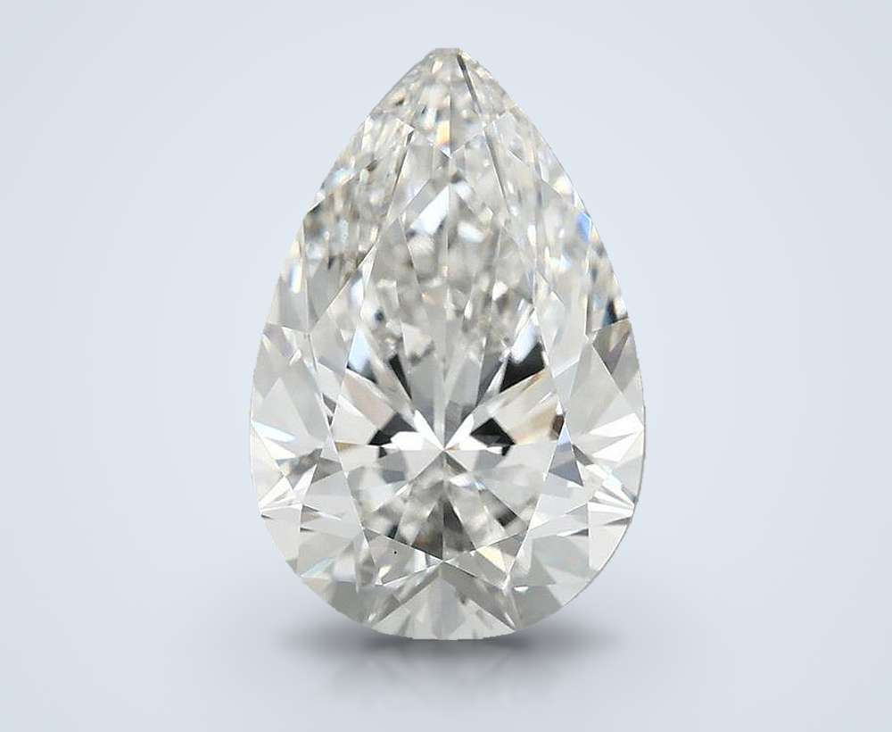 3.71 Carat Pear Lab Diamond