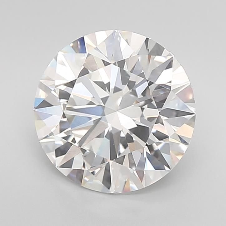 3.74ct E VVS2 Rare Carat Ideal Cut Round Lab Grown Diamond