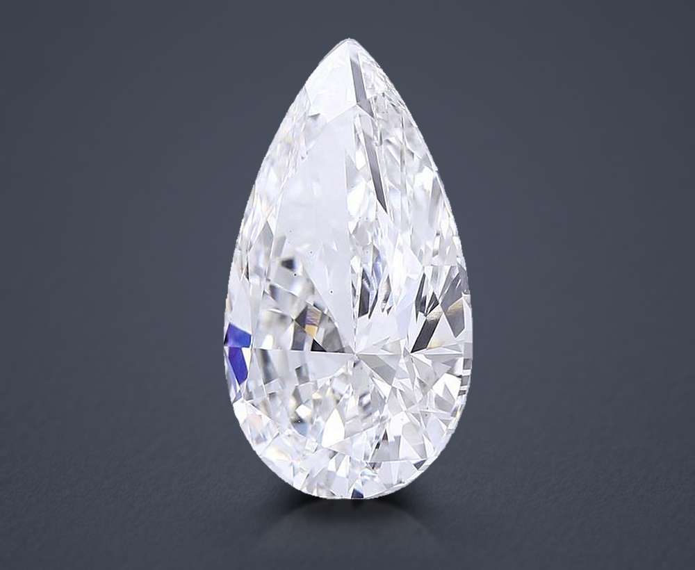 10.02 Carat Pear Lab Diamond