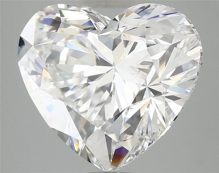 6.16ct E VVS2 Excellent Cut Heart Lab Grown Diamond