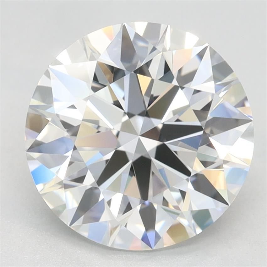 2.57ct F IF Rare Carat Ideal Cut Round Lab Grown Diamond