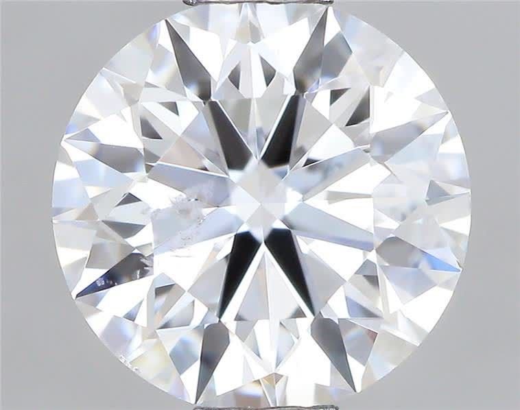 0.86ct D SI2 Rare Carat Ideal Cut Round Diamond