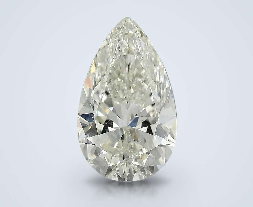 5.02 Carat Pear Natural Diamond