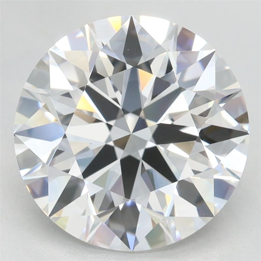 3.46ct E VVS1 Rare Carat Ideal Cut Round Lab Grown Diamond