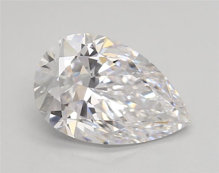 2.26ct D VVS2 Rare Carat Ideal Cut Pear Lab Grown Diamond