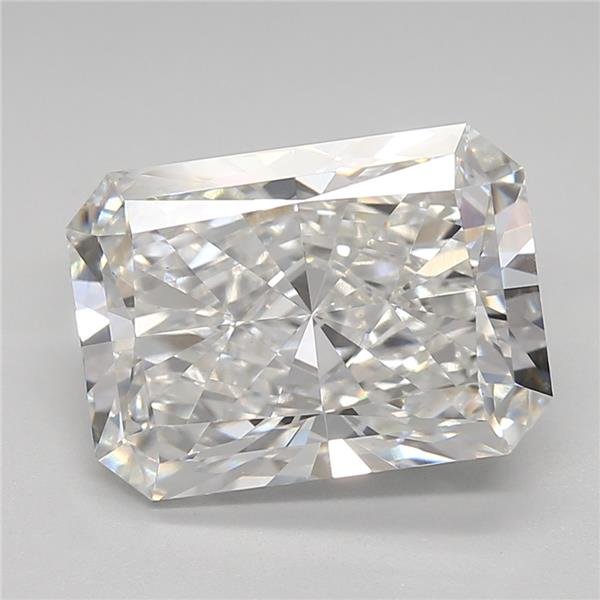 4.02ct F VS1 Rare Carat Ideal Cut Radiant Lab Grown Diamond