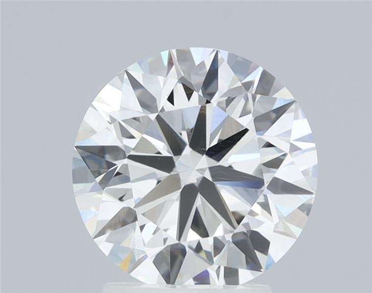 2.45ct J VS1 Rare Carat Ideal Cut Round Lab Grown Diamond