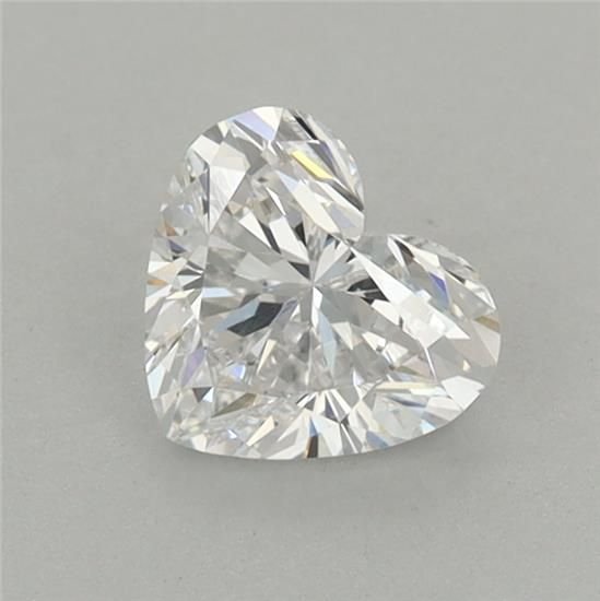 0.76ct D VVS2 Very Good Cut Heart Lab Grown Diamond