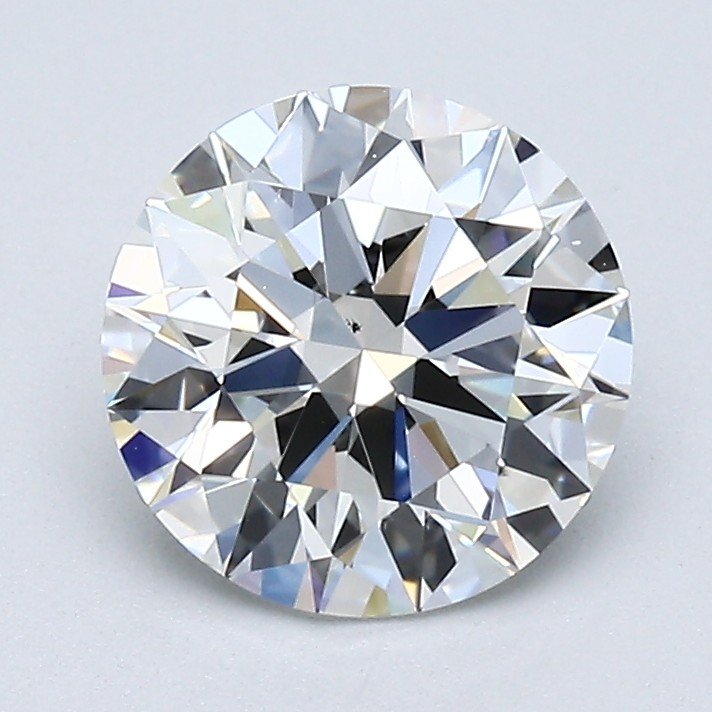 1.54ct F SI1 Rare Carat Ideal Cut Round Diamond