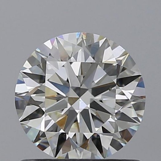 0.83ct K SI1 Rare Carat Ideal Cut Round Diamond