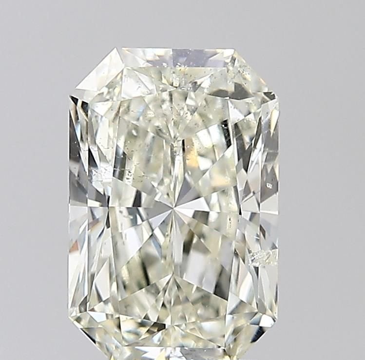 2.51ct J SI2 Rare Carat Ideal Cut Radiant Diamond