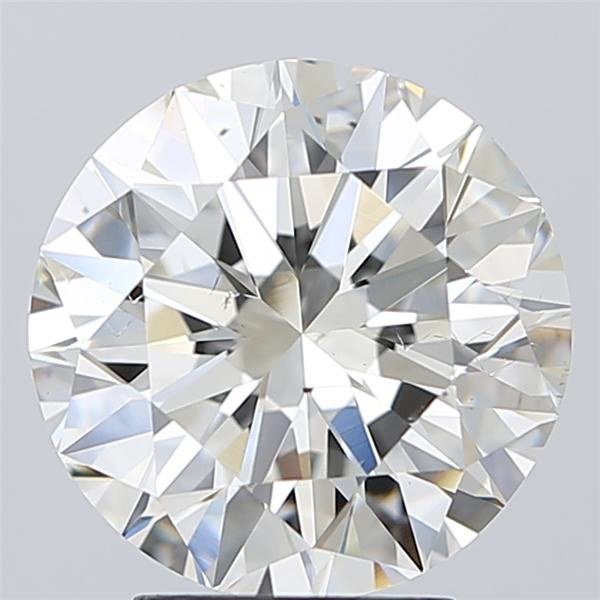 4.01ct I SI1 Rare Carat Ideal Cut Round Diamond