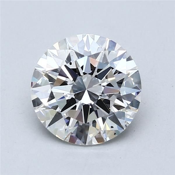 2.01ct E SI2 Rare Carat Ideal Cut Round Lab Grown Diamond
