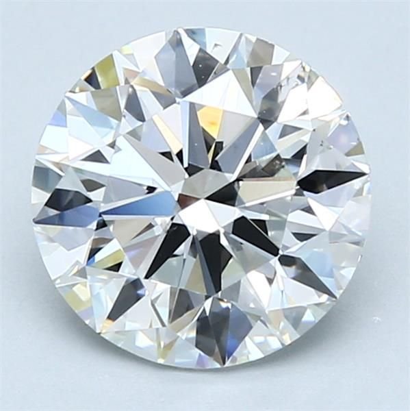 2.53ct E SI1 Rare Carat Ideal Cut Round Diamond