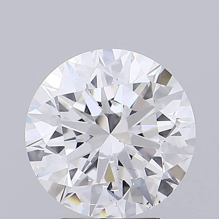 3.02ct D SI2 Rare Carat Ideal Cut Round Diamond