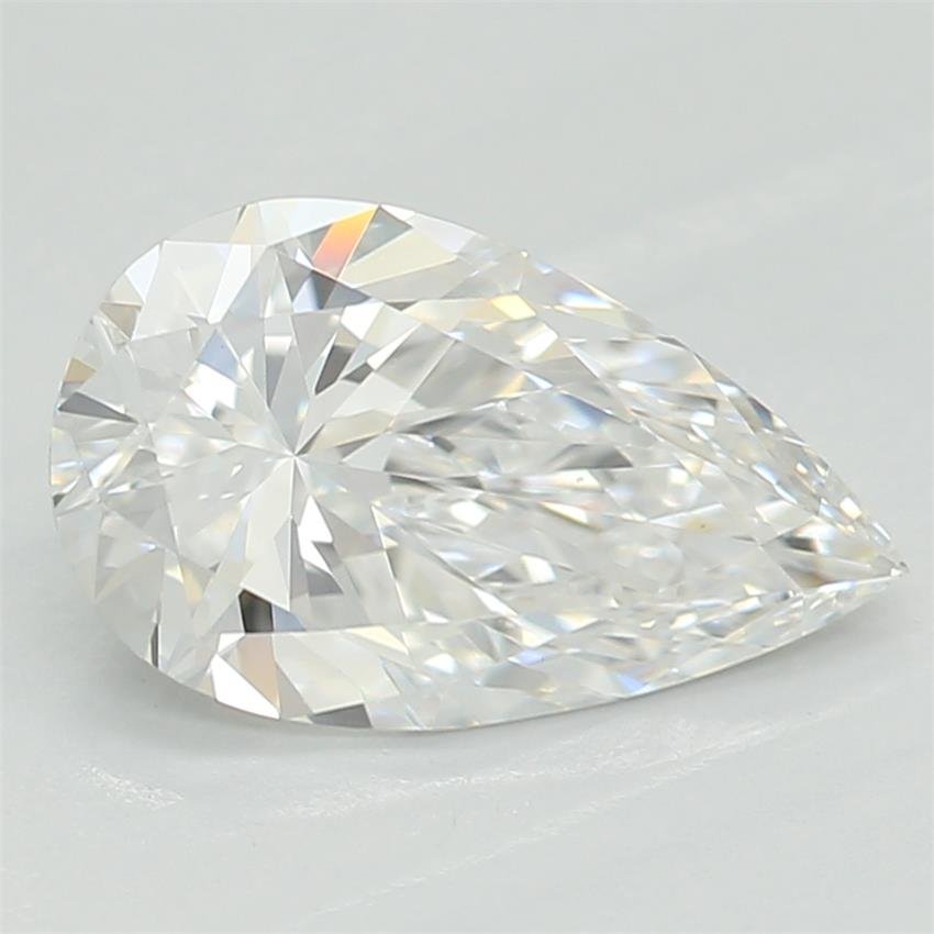 1.02ct D VVS2 Rare Carat Ideal Cut Pear Lab Grown Diamond