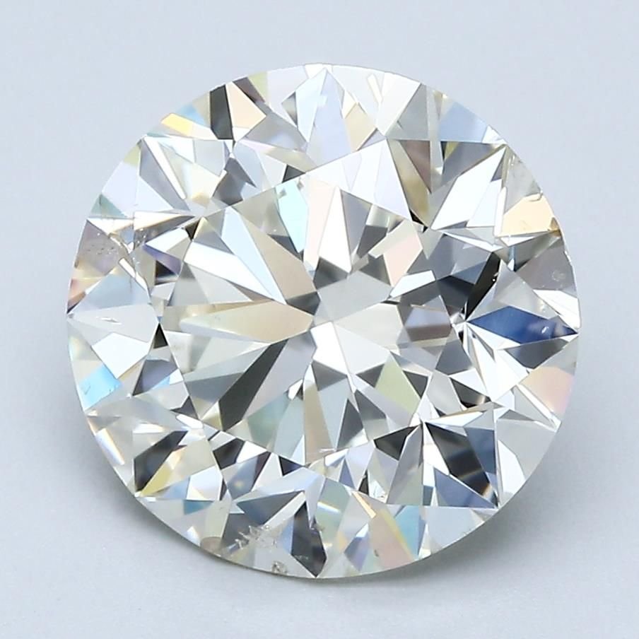 4.51ct K SI2 Very Good Cut Round Diamond