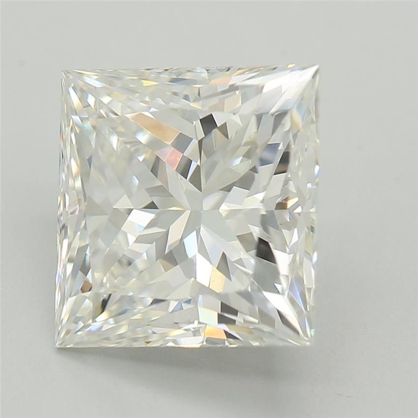 3.07ct F VVS2 Rare Carat Ideal Cut Princess Lab Grown Diamond