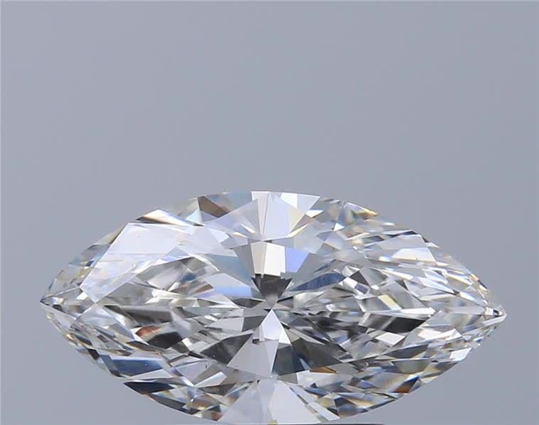 1.66ct F VS1 Rare Carat Ideal Cut Marquise Lab Grown Diamond