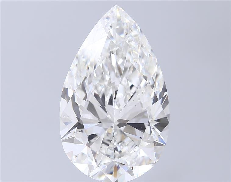 15.07ct F VS2 Rare Carat Ideal Cut Pear Lab Grown Diamond