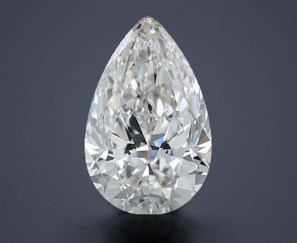 1.42 Carat Pear Natural Diamond