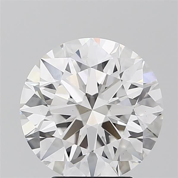 3.24ct D VS2 Rare Carat Ideal Cut Round Lab Grown Diamond