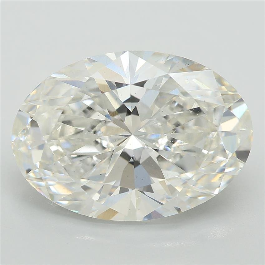 4.14ct F VS2 Rare Carat Ideal Cut Oval Lab Grown Diamond