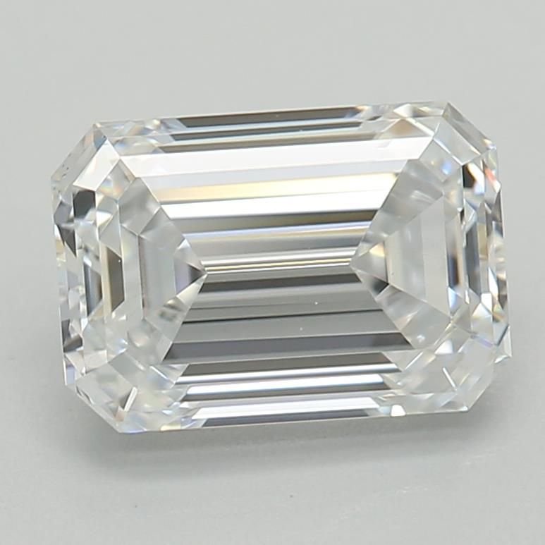 1.01ct D VS2 Rare Carat Ideal Cut Emerald Lab Grown Diamond