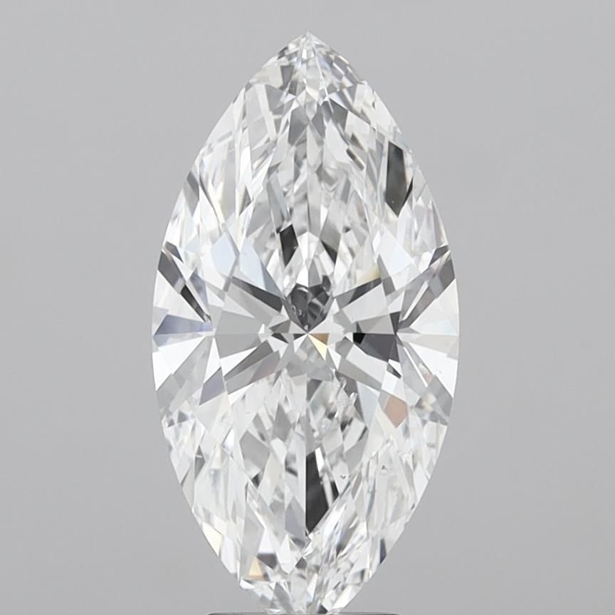 4.01ct D SI1 Rare Carat Ideal Cut Marquise Diamond
