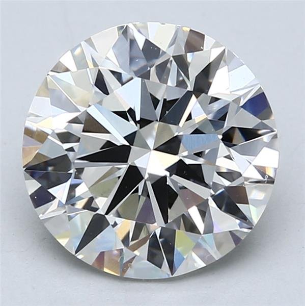 3.50ct F VS1 Excellent Cut Round Lab Grown Diamond