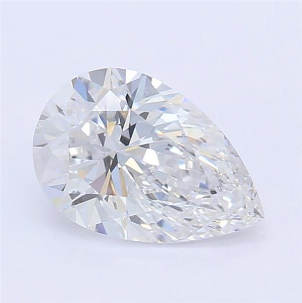 0.56ct D VVS2 Rare Carat Ideal Cut Pear Lab Grown Diamond