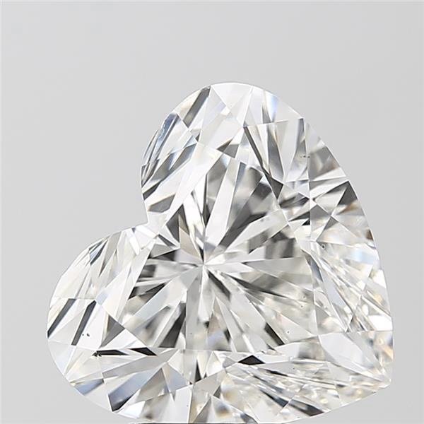 7.08ct G VS2 Rare Carat Ideal Cut Heart Lab Grown Diamond