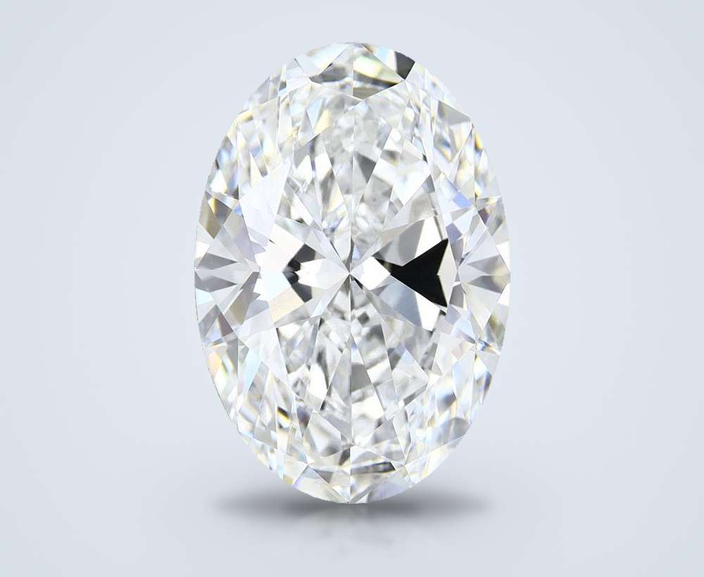 6.95 Carat Oval Lab Diamond