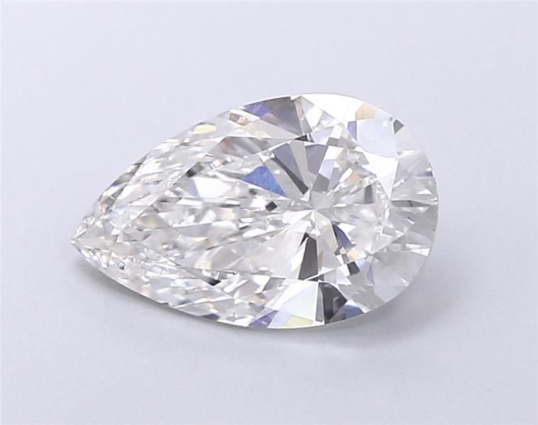 2.10ct E VS1 Rare Carat Ideal Cut Pear Lab Grown Diamond