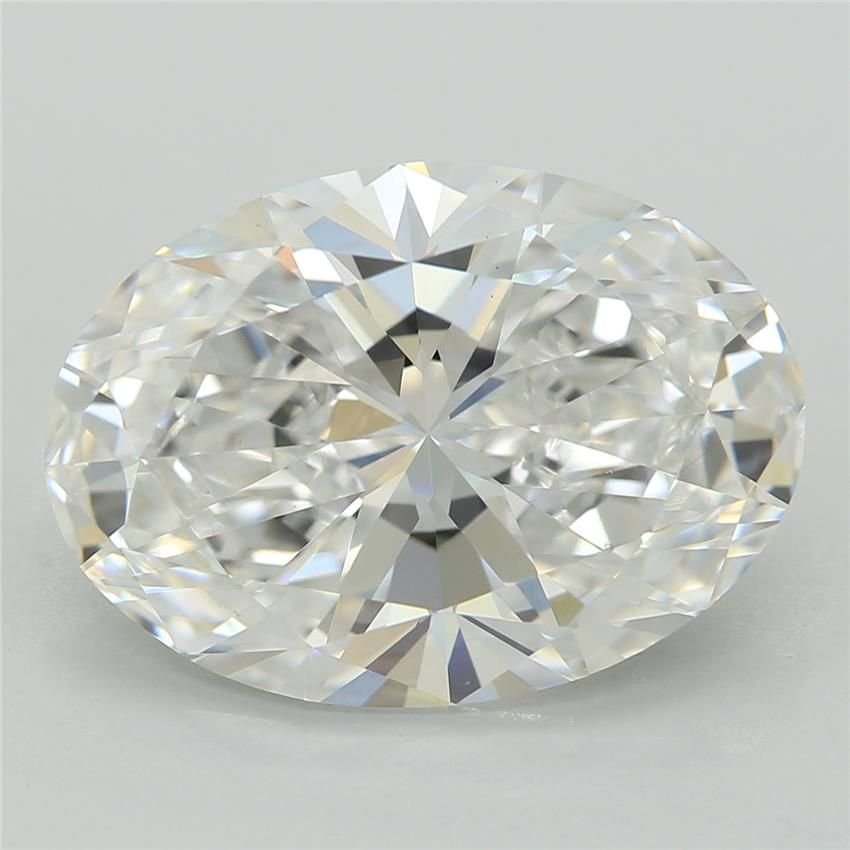 4.54ct D VS1 Rare Carat Ideal Cut Oval Lab Grown Diamond
