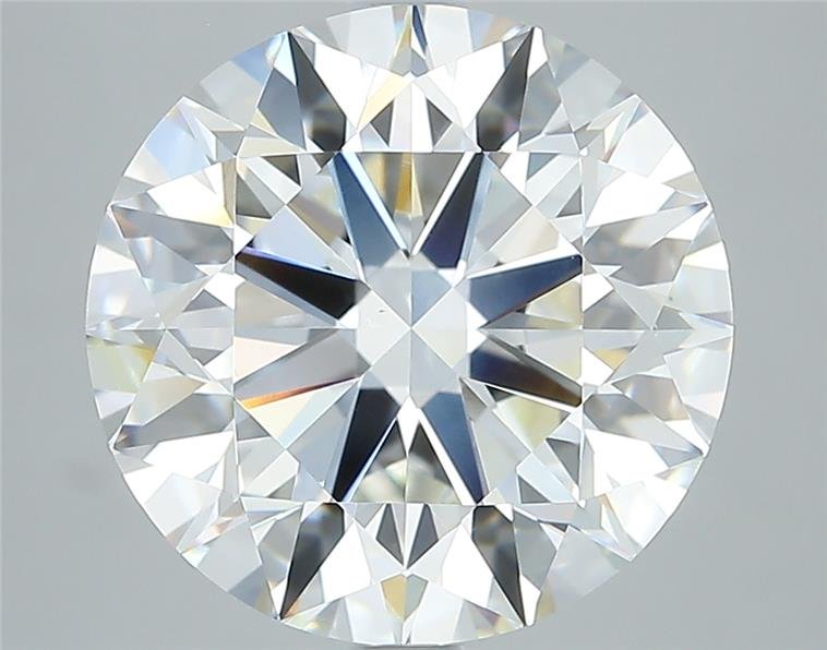 5.47ct I VS1 Rare Carat Ideal Cut Round Diamond