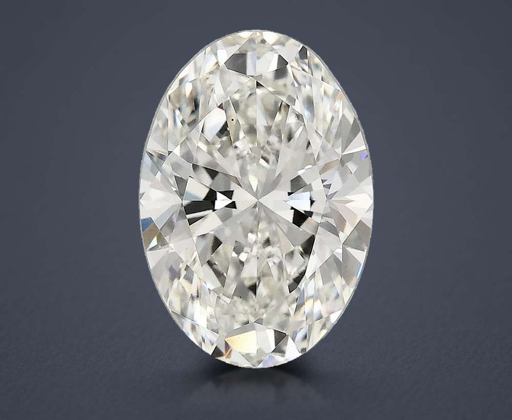 3.93 Carat Oval Lab Diamond