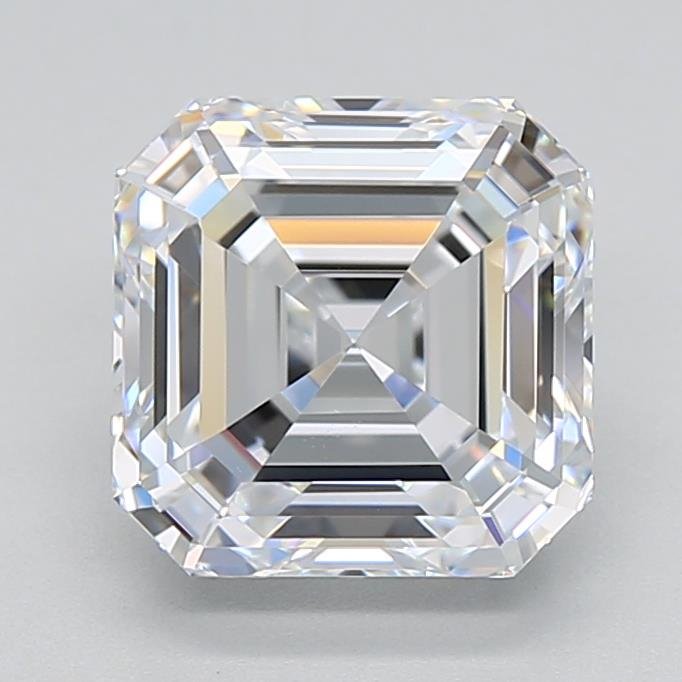3.26ct D VVS2 Rare Carat Ideal Cut Asscher Lab Grown Diamond