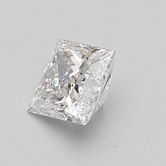 0.78ct D SI1 Rare Carat Ideal Cut Princess Lab Grown Diamond