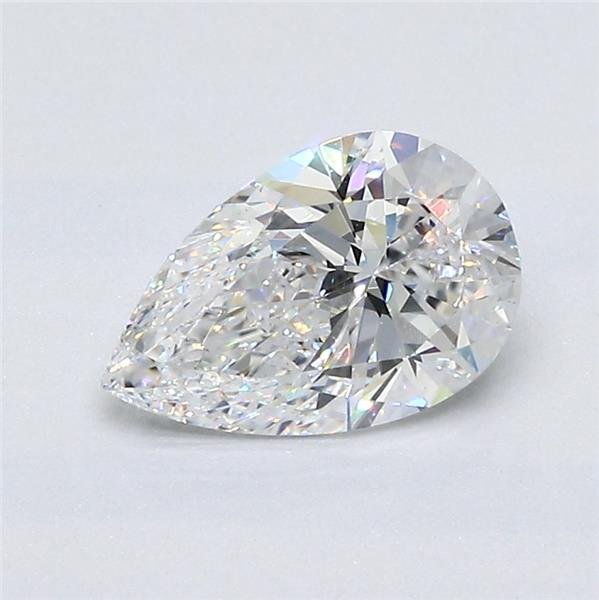 1.01ct D VS2 Rare Carat Ideal Cut Pear Diamond