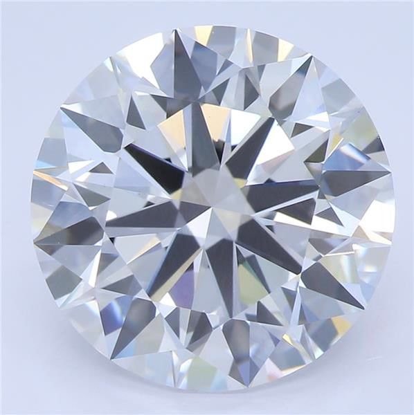 5.04ct D VVS2 Rare Carat Ideal Cut Round Lab Grown Diamond