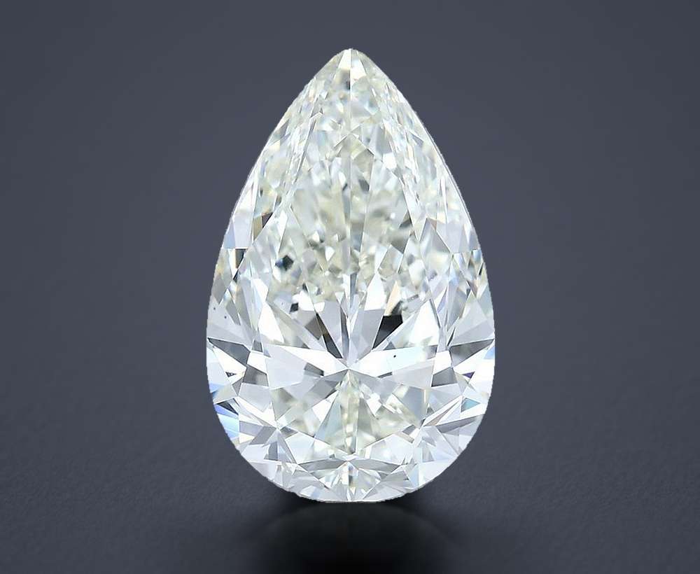 5.01 Carat Pear Natural Diamond
