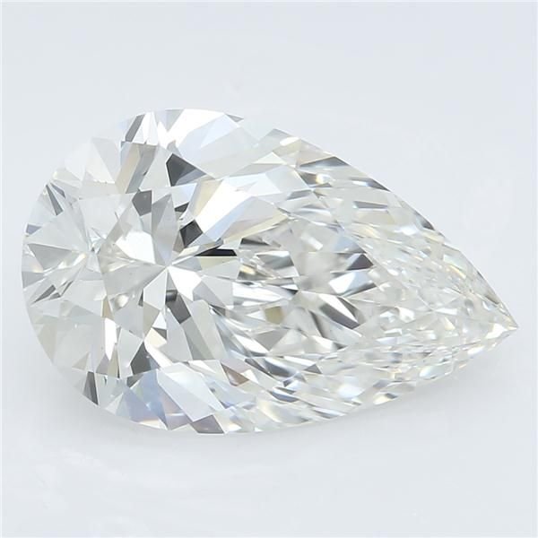 2.64ct G VS1 Rare Carat Ideal Cut Pear Lab Grown Diamond