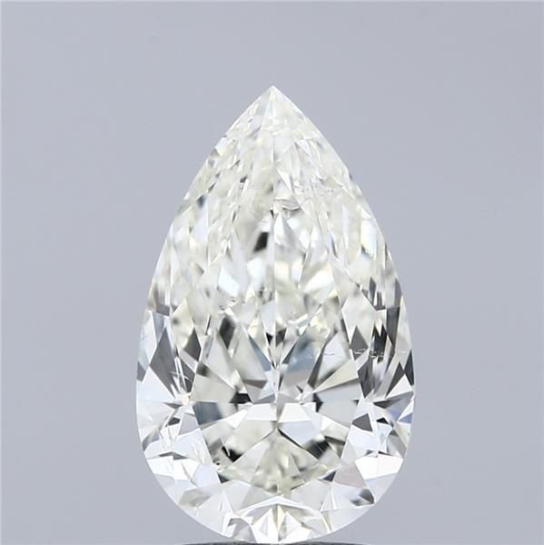 3.50ct K SI2 Rare Carat Ideal Cut Pear Diamond